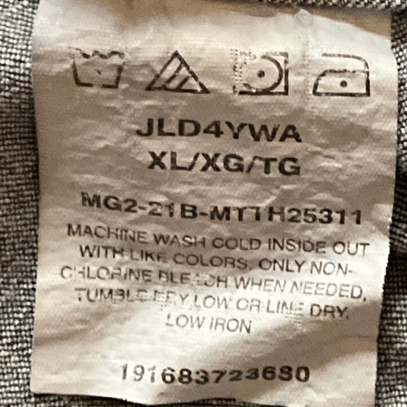 Wrangler Denim Long Sleeve shirt size XL - Picture 9 of 10